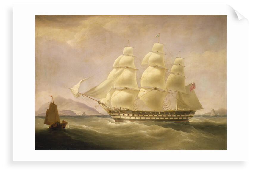 The East Indiaman 'Triton' by William John Huggins