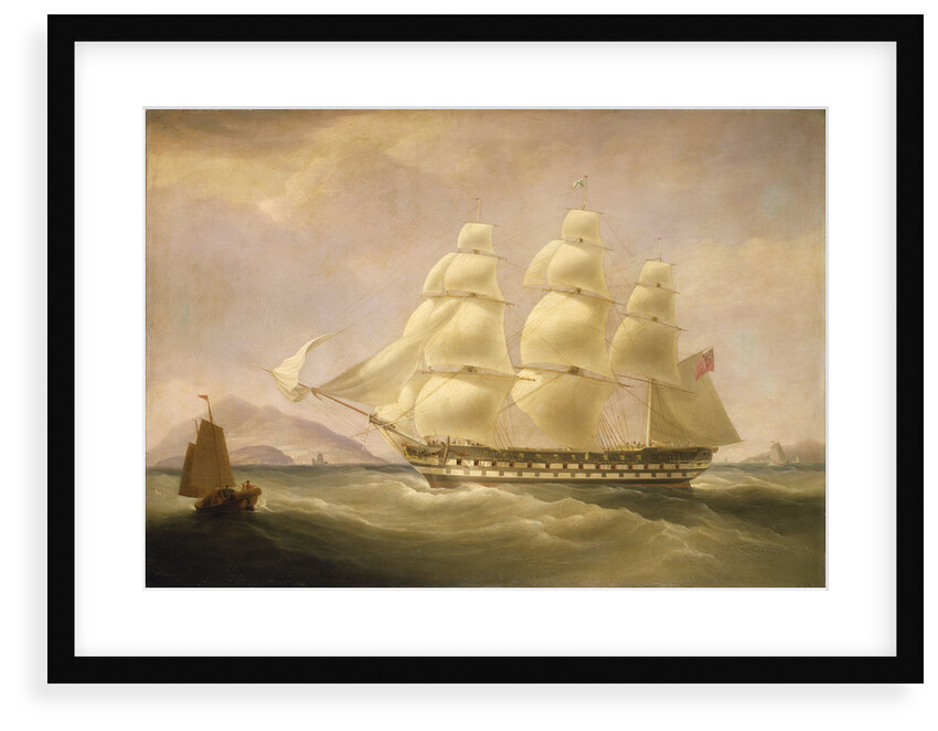The East Indiaman 'Triton' by William John Huggins