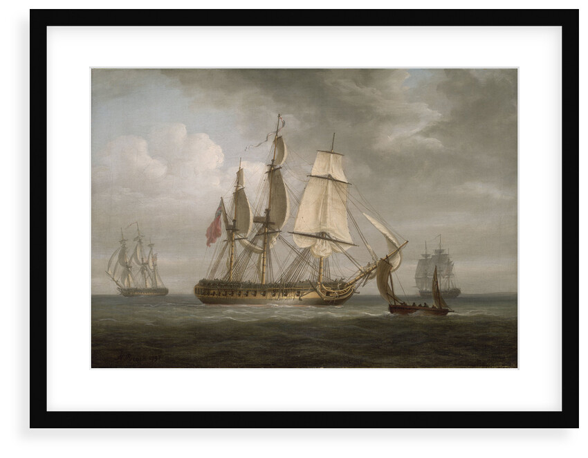 The Frigate 'Triton' and other vessels by Nicholas Pocock