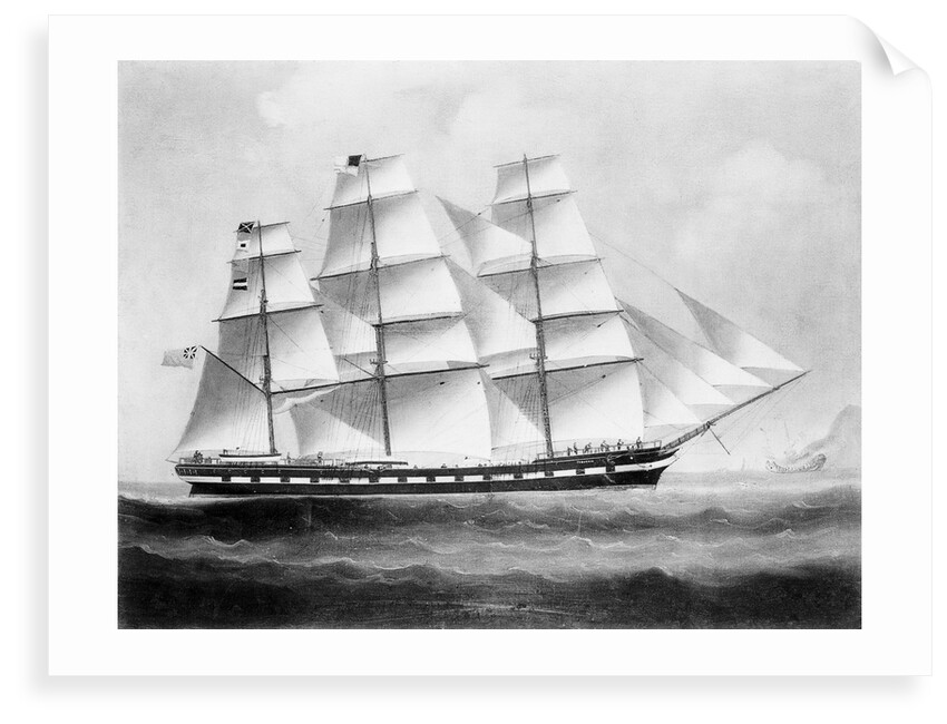The ship 'Tyburnia' (1857) by British School