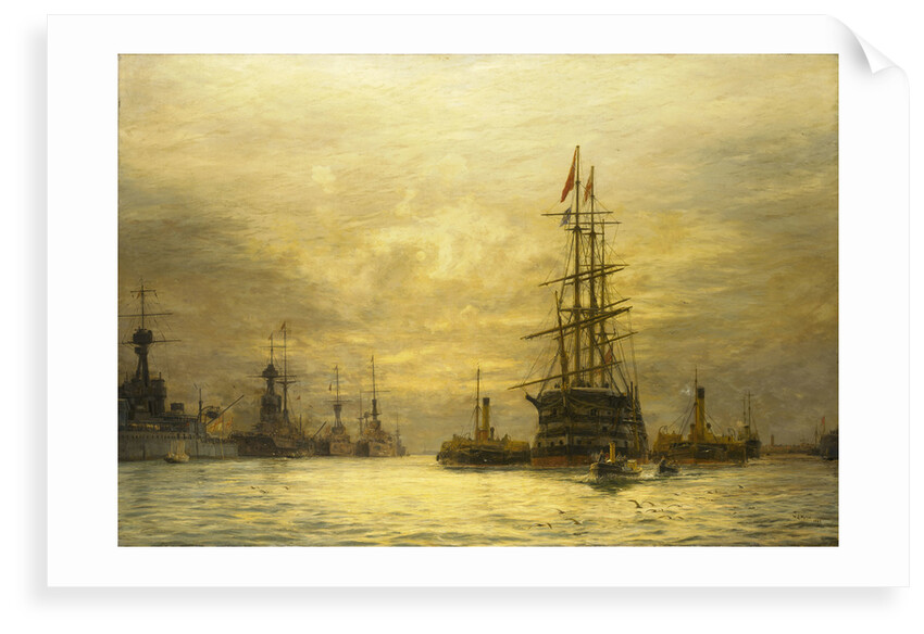 The last voyage of 'HMS Victory', 1922 by William Lionel Wyllie