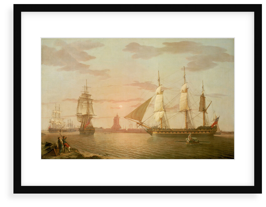 The East Indiaman ''Warley'' by Robert Salmon