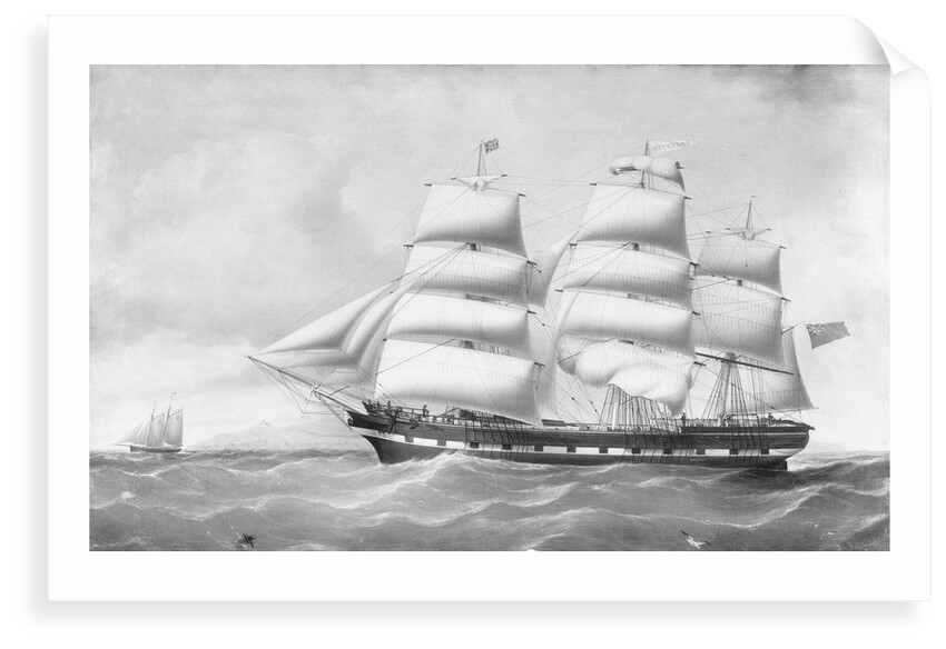 The ship 'Waterloo' (1833) by D. MacFarlane