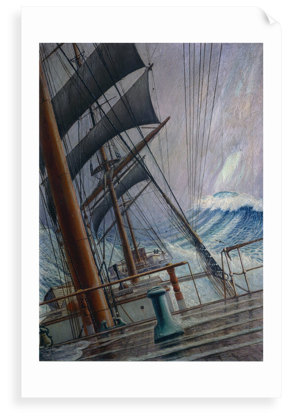 A deck scene on the 'Wiscombe Park' by John Everett