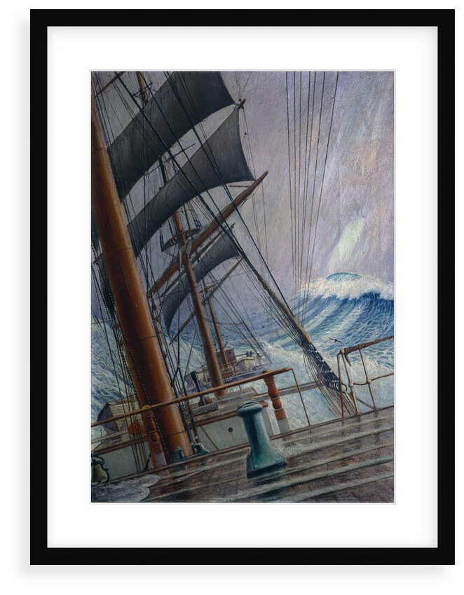 A deck scene on the 'Wiscombe Park' by John Everett