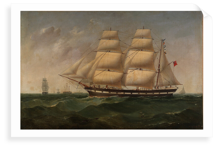 The barque Rajah of Sarawak by Samuel Walters