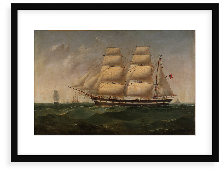 The barque Rajah of Sarawak by Samuel Walters