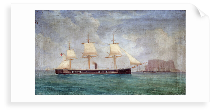 The turret ship HMS 'Captain' by Domenico