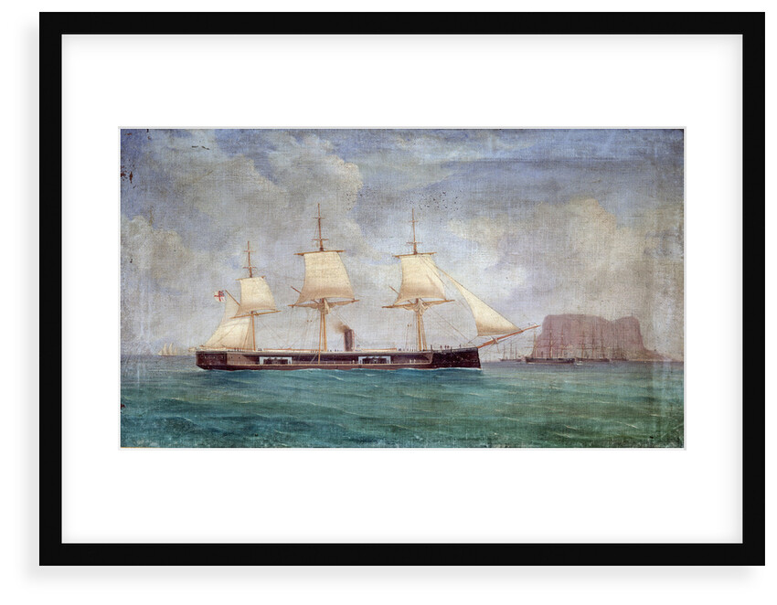 The turret ship HMS 'Captain' by Domenico