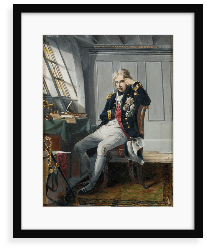 Viscount Horatio Nelson before the Battle of Trafalgar by George Lucy Good