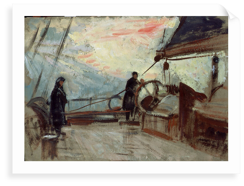 The deck of the 'Suzanne' by John Everett