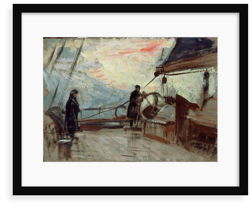 The deck of the 'Suzanne' by John Everett