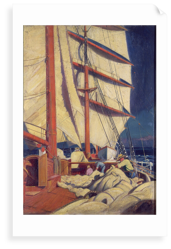 A scene from the deck of the 'Birkdale' by John Everett