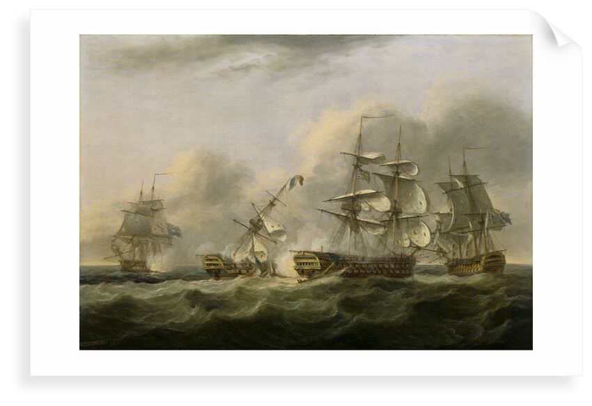 The capture of the 'Guillaume Tell', 30 March 1800 by Thomas Luny