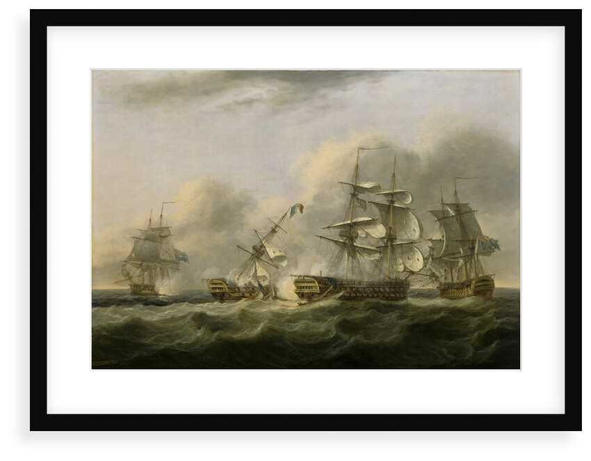 The capture of the 'Guillaume Tell', 30 March 1800 by Thomas Luny