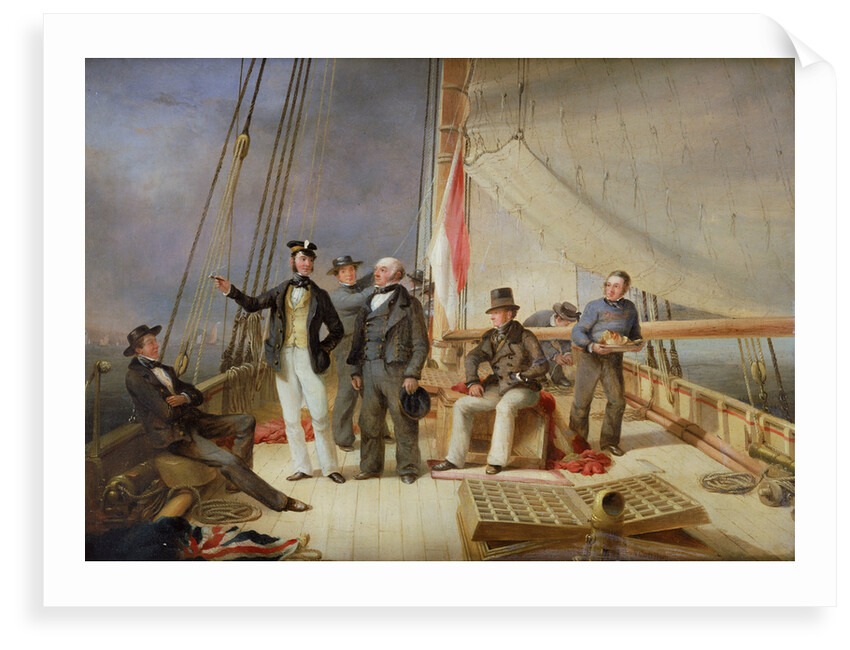 On board the yacht 'Alarm' by Nicolas Matthew Condy
