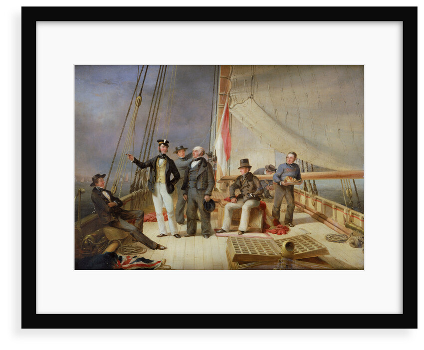 On board the yacht 'Alarm' by Nicolas Matthew Condy
