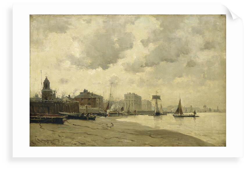 Greenwich ferry by E. Aubrey Hunt