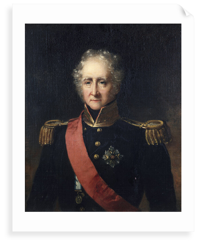 Portrait of an admiral, circa 1830 by British School