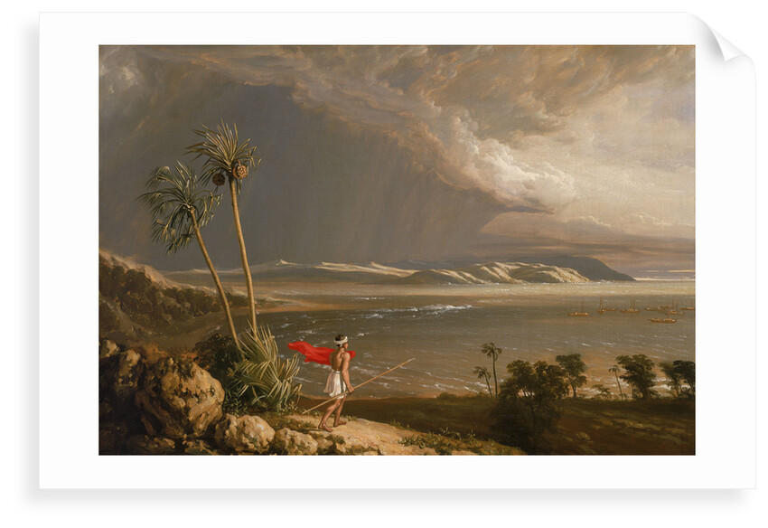 View of Malay Road from Pobassoo's Island, February 1803 by William Westall