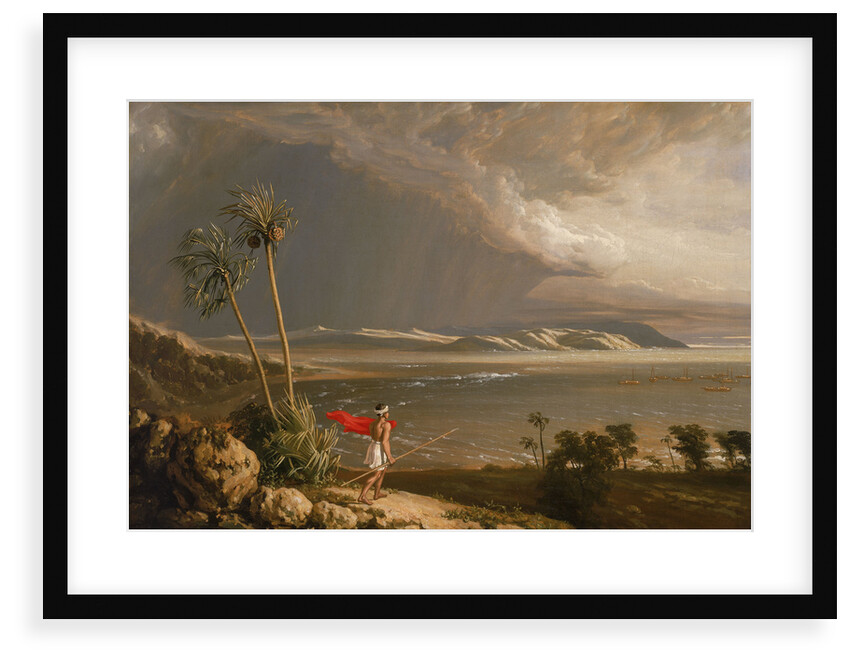 View of Malay Road from Pobassoo's Island, February 1803 by William Westall