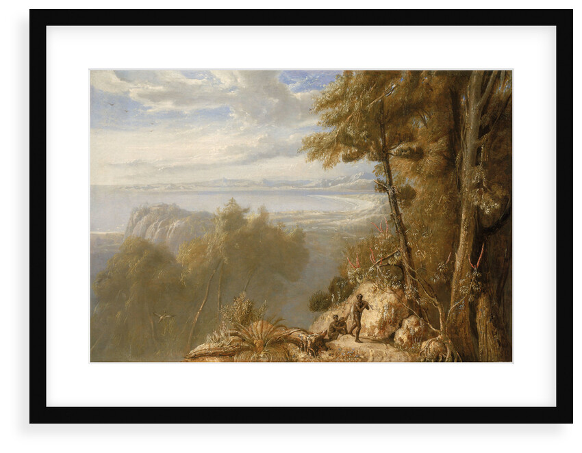 View of Cape Townshend taken from Mount Westall, March 1802 by William Westall