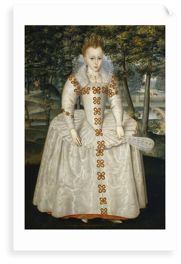 Princess Elizabeth (Elizabeth of Bohemia, 'The Winter Queen'), 1596–1662, aged seven by Robert Peake