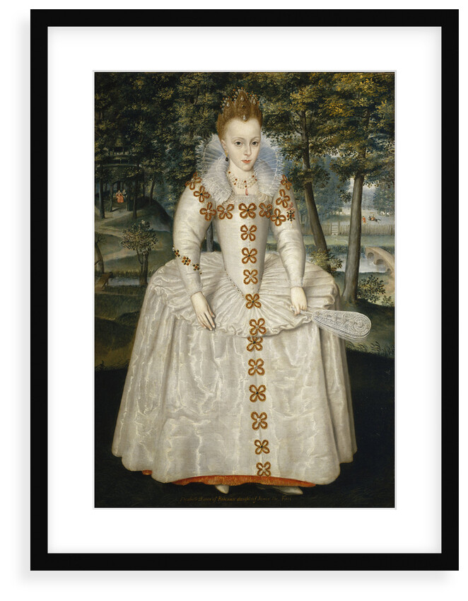 Princess Elizabeth (Elizabeth of Bohemia, 'The Winter Queen'), 1596–1662, aged seven by Robert Peake
