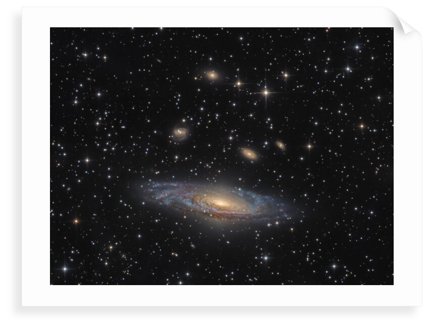 NGC7331: The Deer Lick Group by Bernard Miller