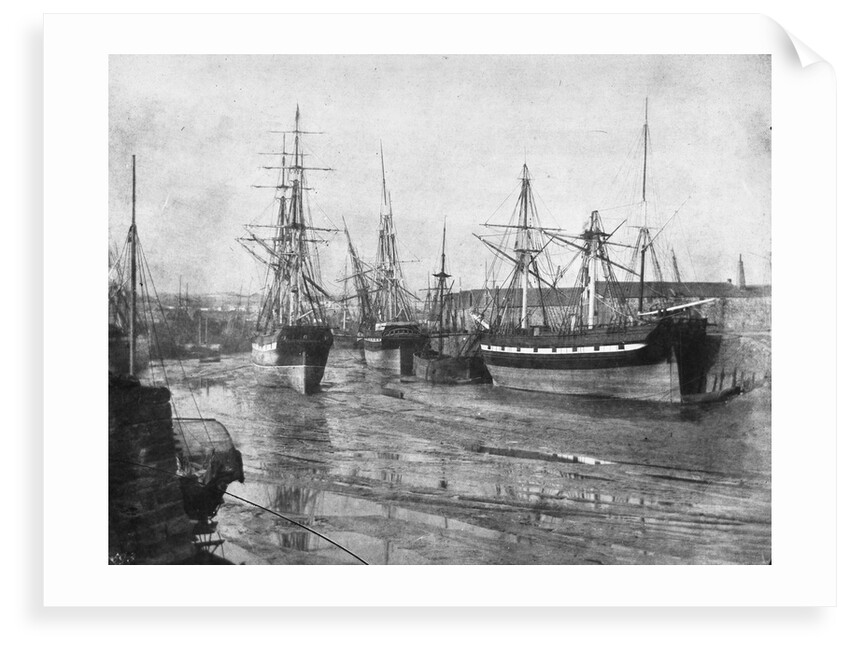 Shipping at low tide, Swansea by unknown