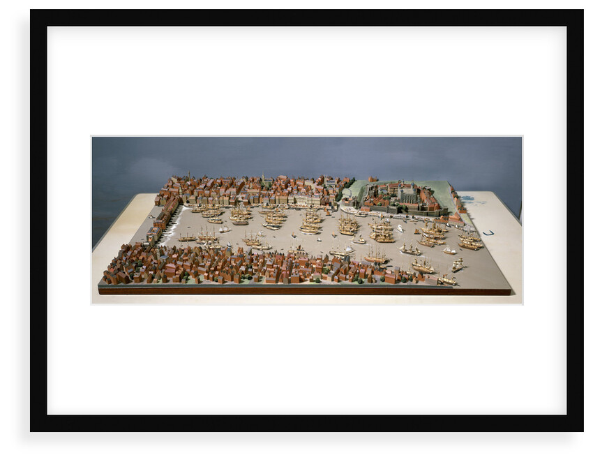 Topographic model, Port of London by Kenneth Britten