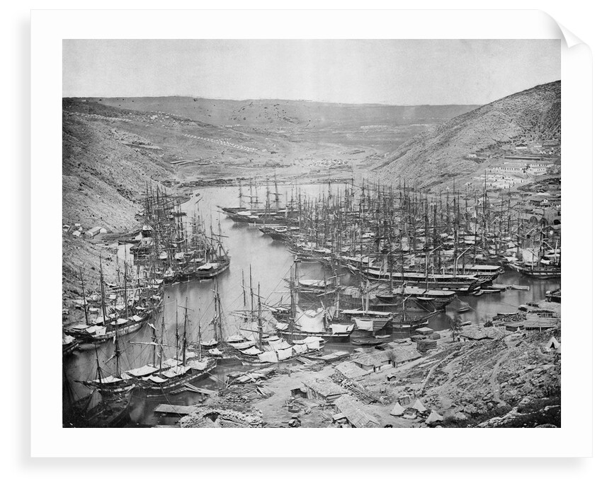 British Ships at Balaclava, 1855 by unknown
