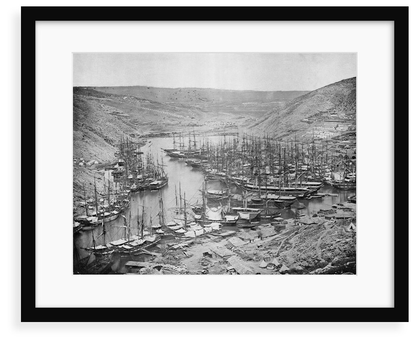 British Ships at Balaclava, 1855 by unknown