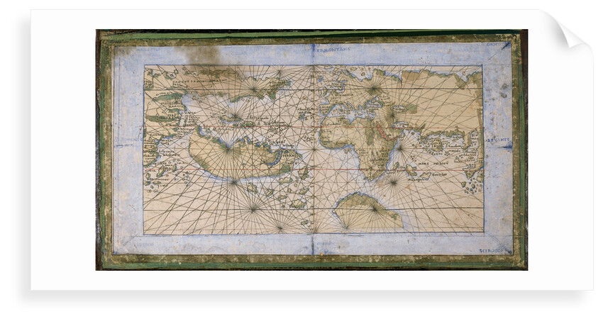 World planisphere by Francesco Rosselli