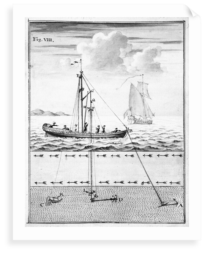 18th century diving apparatus by unknown