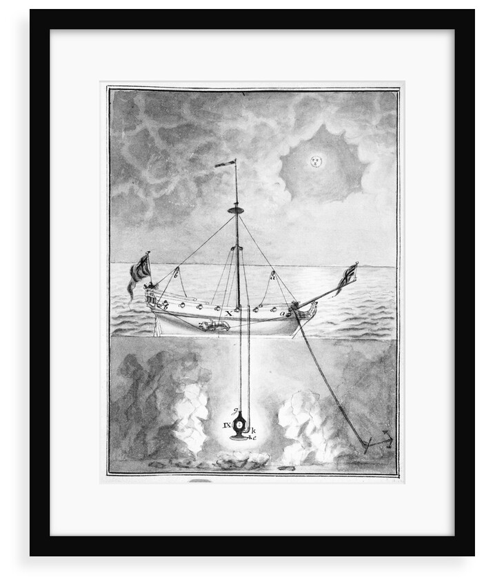 18th century diving apparatus by unknown