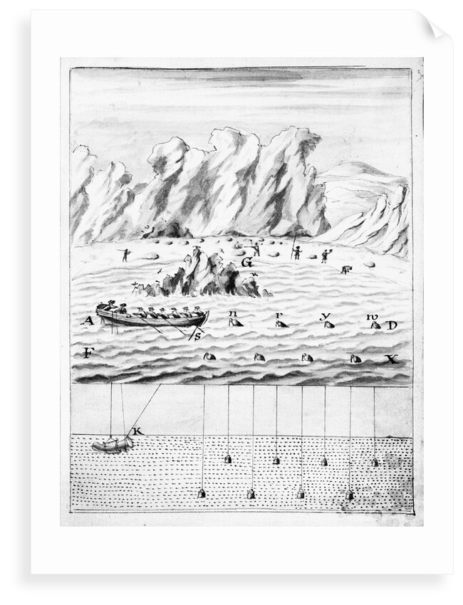 18th century diving apparatus by unknown