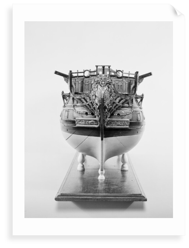 Full hull model of the 'Britannia' (1719), a 100-gun three-decker, first-rate ship of the line by unknown