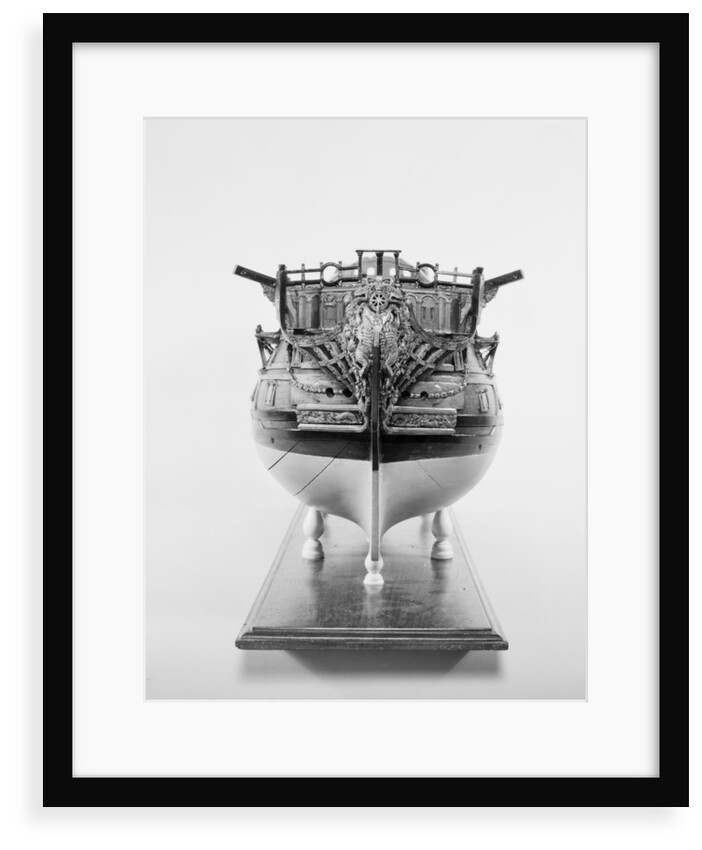 Full hull model of the 'Britannia' (1719), a 100-gun three-decker, first-rate ship of the line by unknown