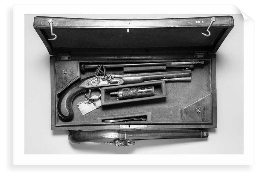 Duelling pistols by Robert Wogdon