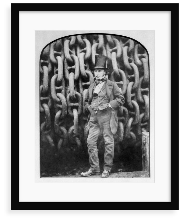 Isambard Kingdom Brunel at Millwall during the building of the 'Great Eastern' by Robert Howlett