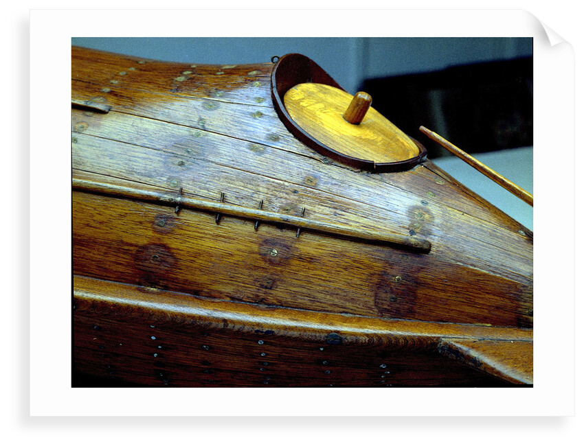 Full hull model, life-saving capsule, stern, showing cockpit by R. F. Wells
