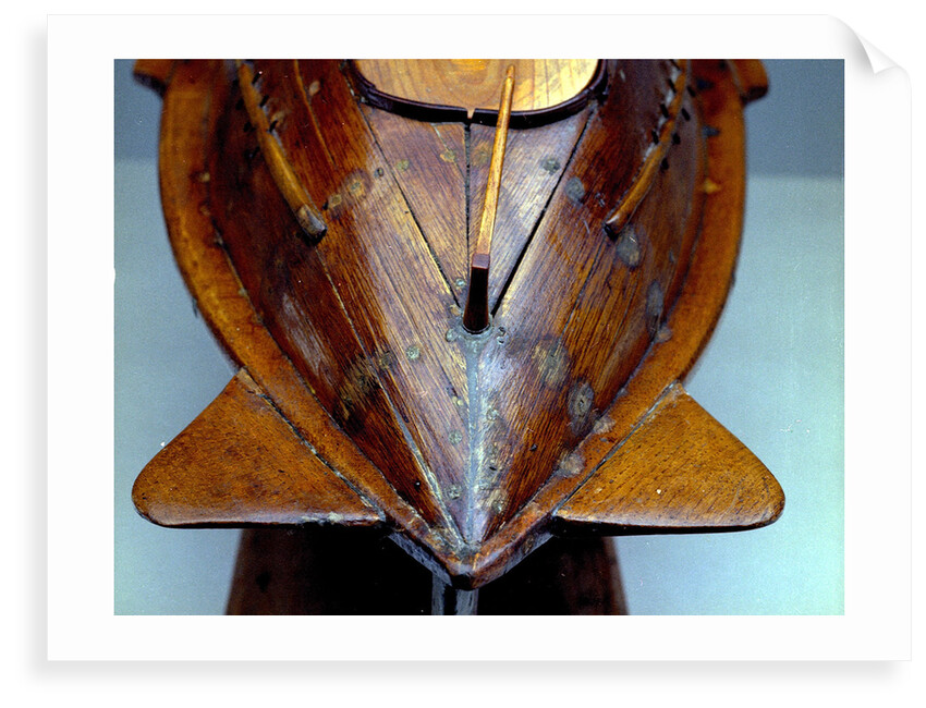 Full hull model, life-saving capsule, dead astern, deck by R. F. Wells