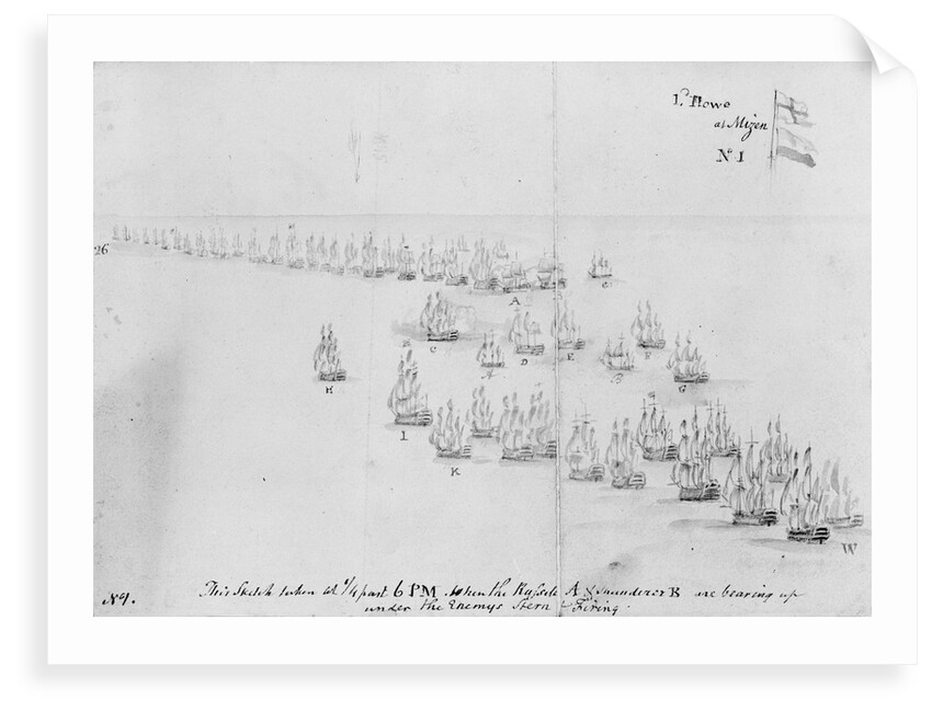 Battle of the Glorious First of June 1794 by Nicholas Pocock