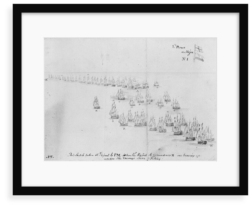 Battle of the Glorious First of June 1794 by Nicholas Pocock
