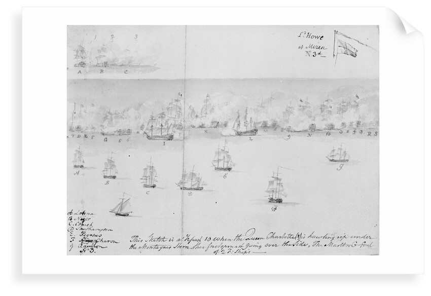Battle of the Glorious First of June 1794 by Nicholas Pocock