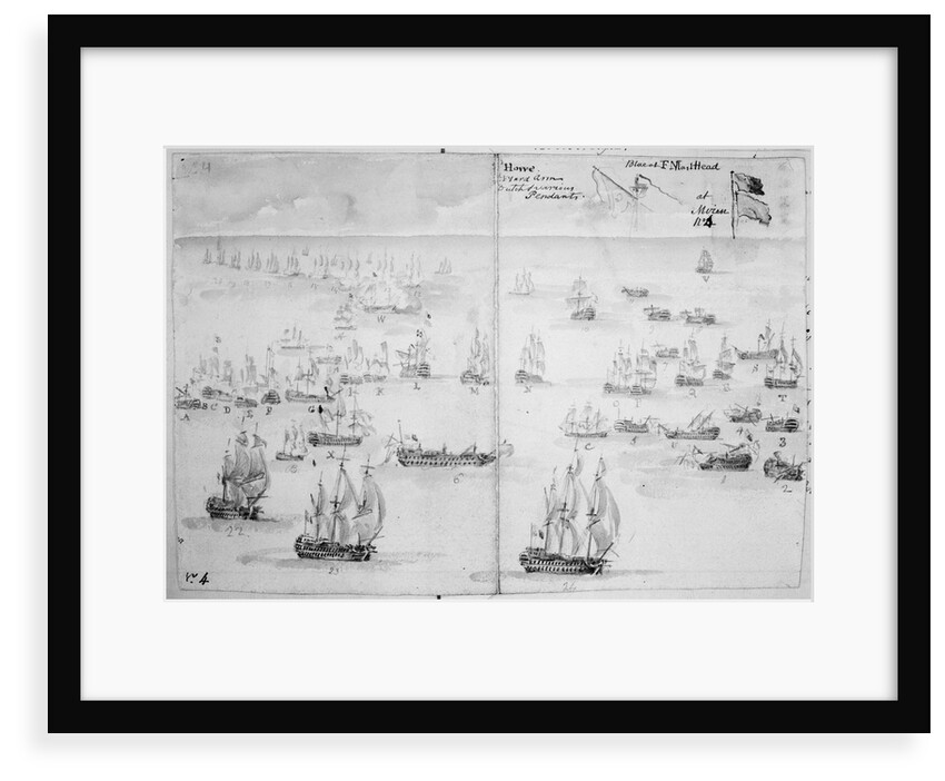 Battle of the Glorious First of June 1794 by Nicholas Pocock