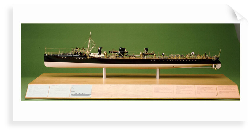 HMS 'Whiting', port broadside by Unknown