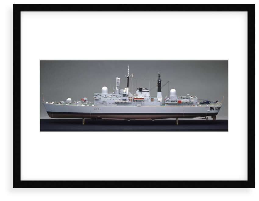 Type 42 destroyer, HMS Sheffield (1971) by John R. Haynes
