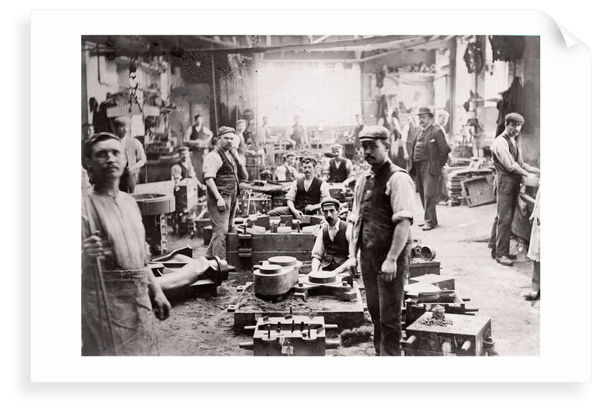 Engine component workshop, Thames Iron Works by unknown